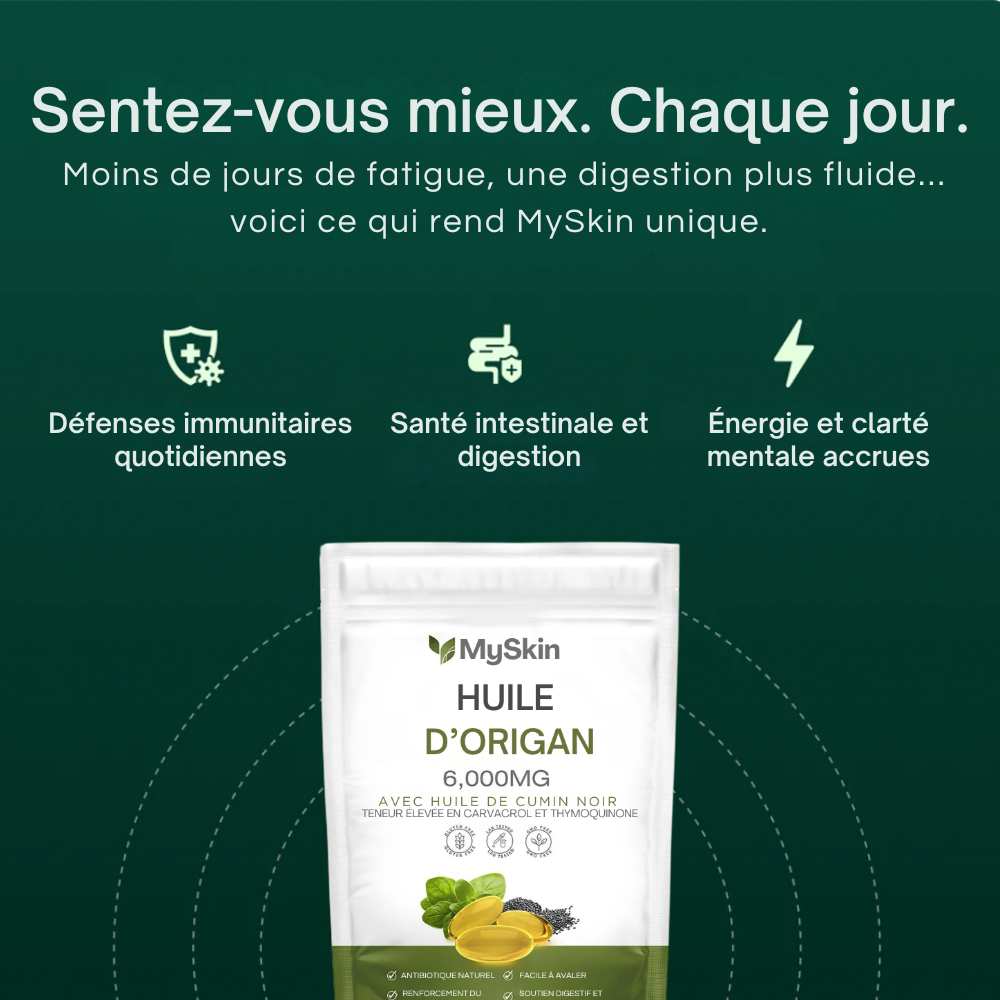 MySkin® - Capsules molles d’huile d’origan