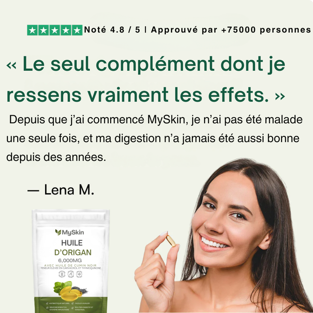 MySkin® - Capsules molles d’huile d’origan